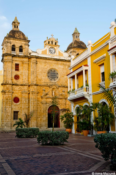 Sunrise at Cathedral de San Pedro Claver, Cartagena