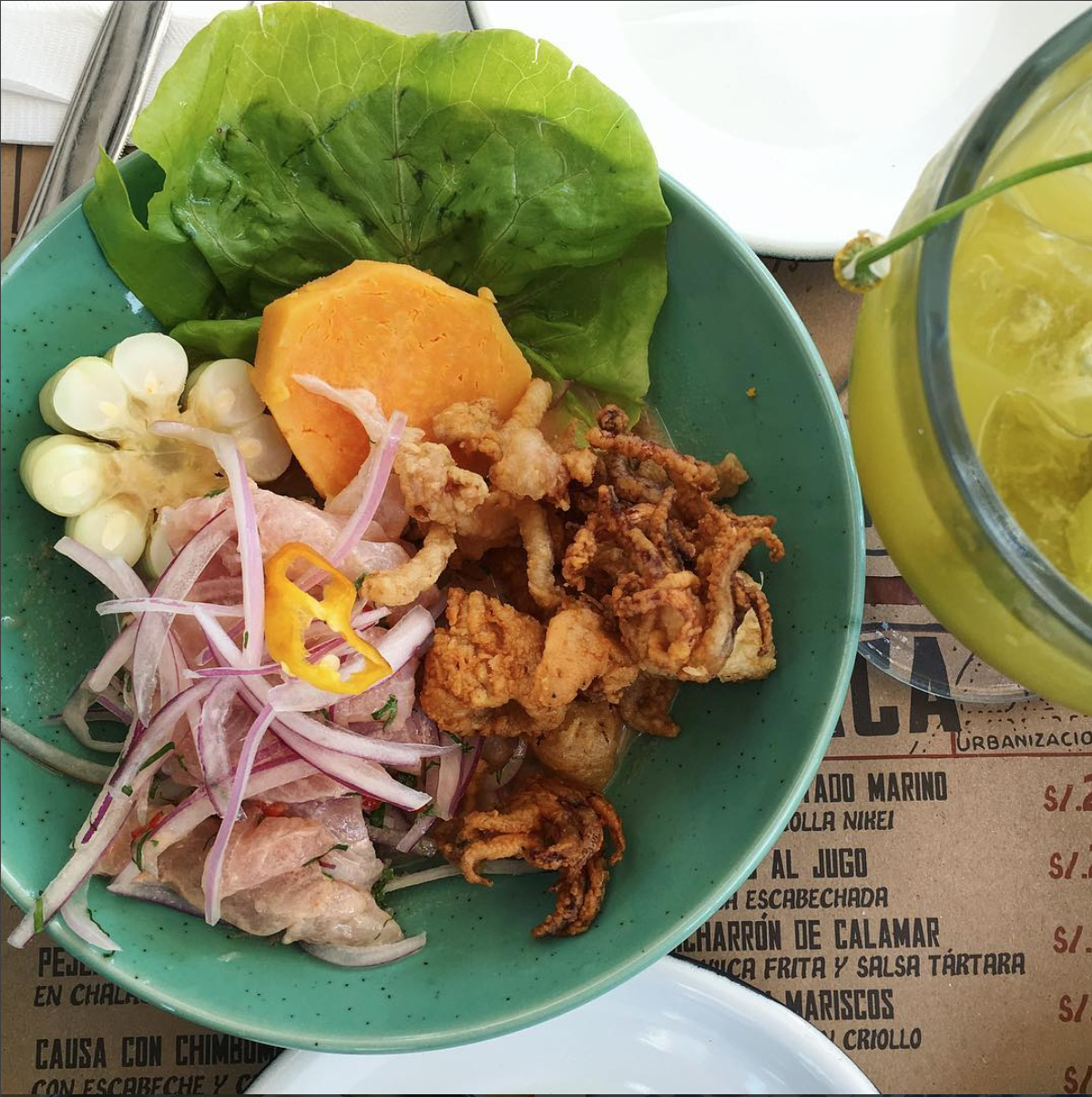 The Frugal Traveler was a big fan of the food in Lima, Peru especially the ceviche! Photo credit: Lucas Peterson