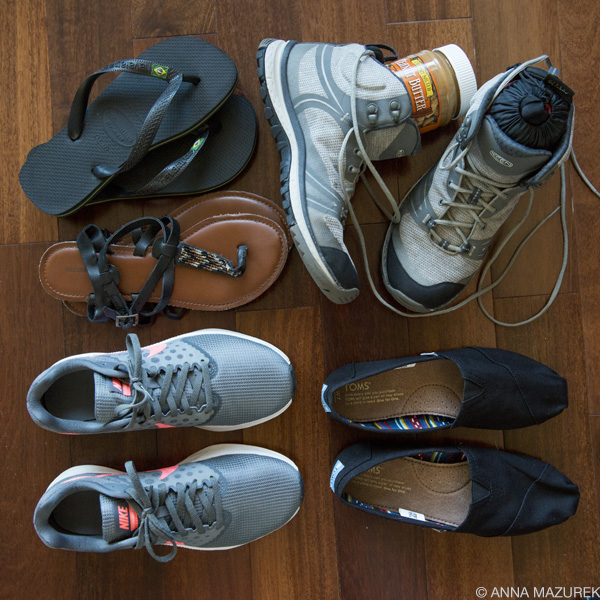 Packing 101: Shoes 